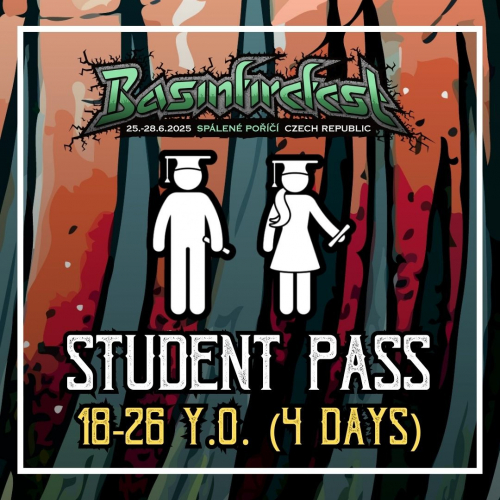 BASINFIRE 2025 festivalová permanentka - voucher pro studenty 18-25,99 let